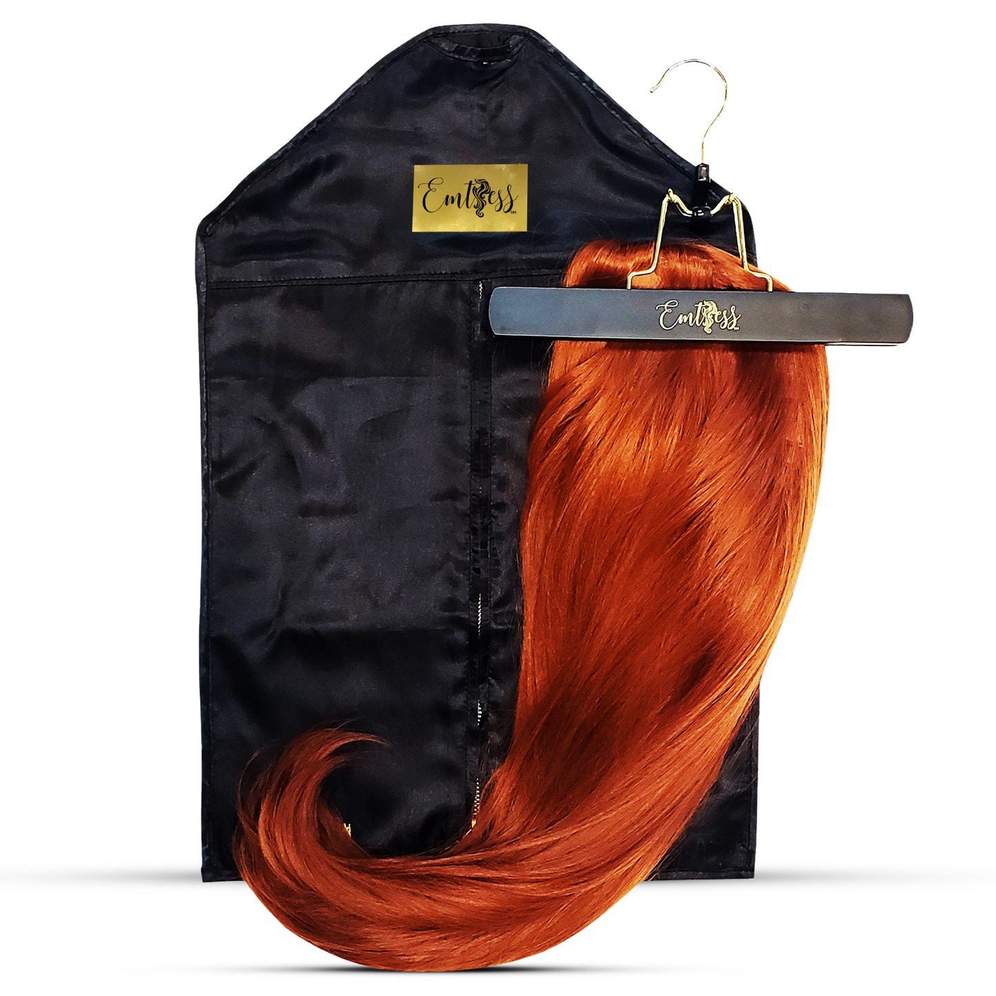 Hair Extension & Wig Storage Bag w/ Hair Hanger