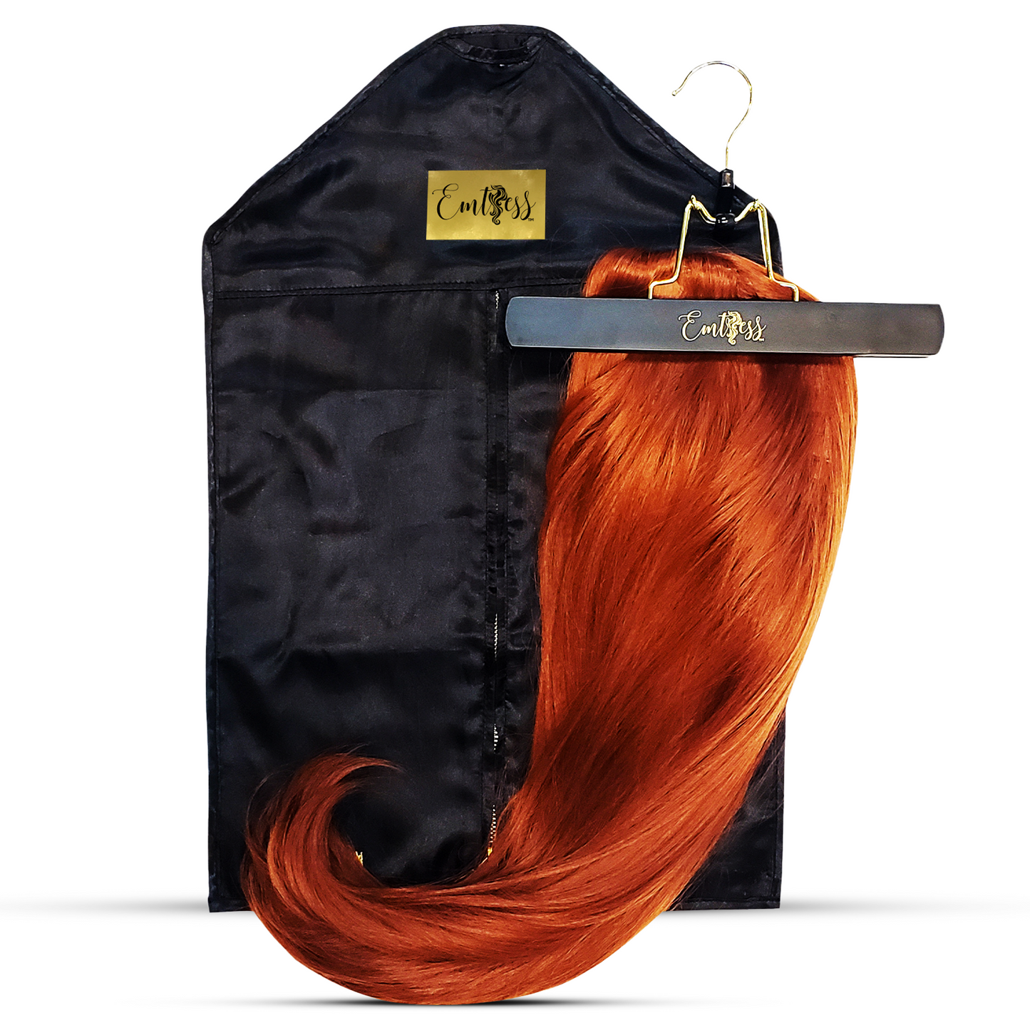 Hair Extension & Wig Storage Bag w/  Hair Hanger